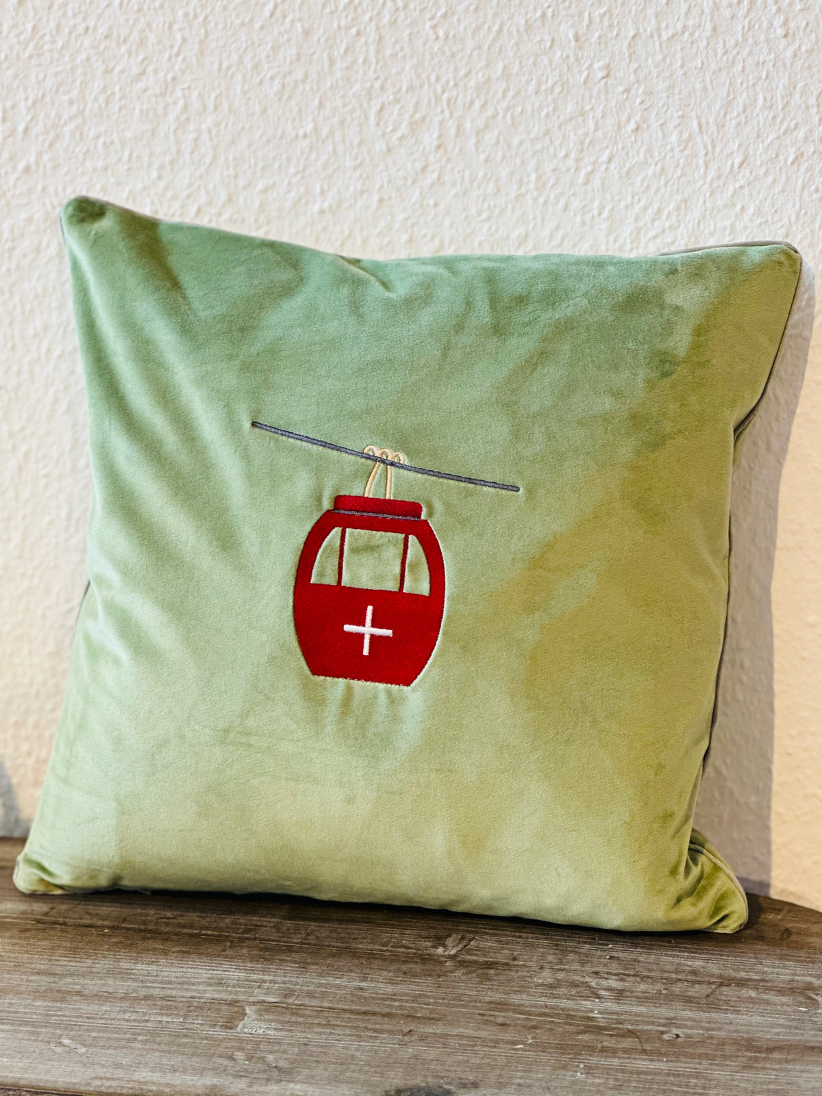 Kissen Chaletstyle Gondel -Mint in 40 x 40cm-