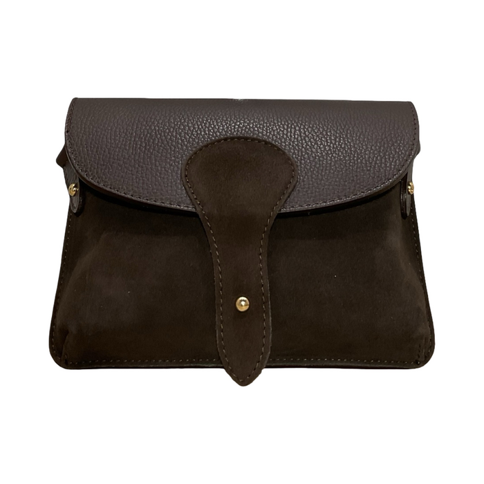 Leder Fieldsport Crossbody Bag -Marone-
