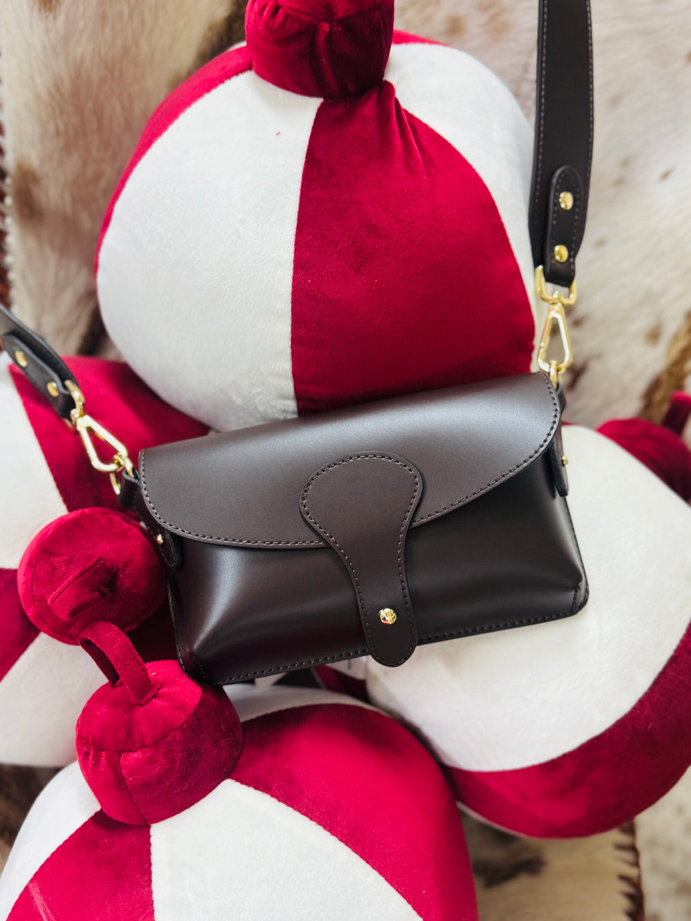 Leder Countrylife Bag -Schokolade-