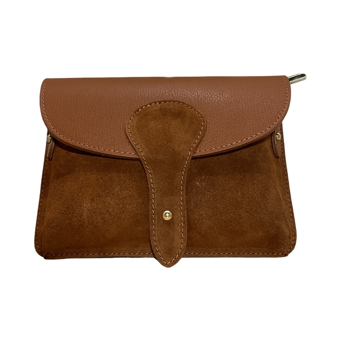 Leder Fieldsport Crossbody Bag -Cognac-
