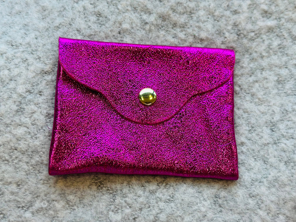 Leder Purse -Farbe wählbar-