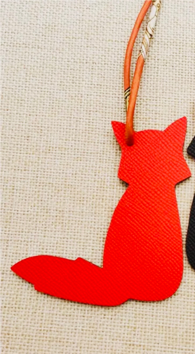 Happy Fox Taschenanhänger -Farbe wählbar-