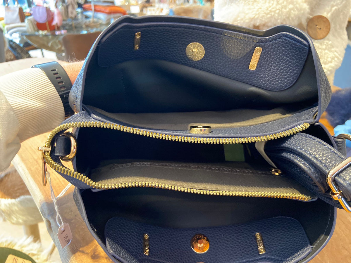 The little Flower Bag -Navy-