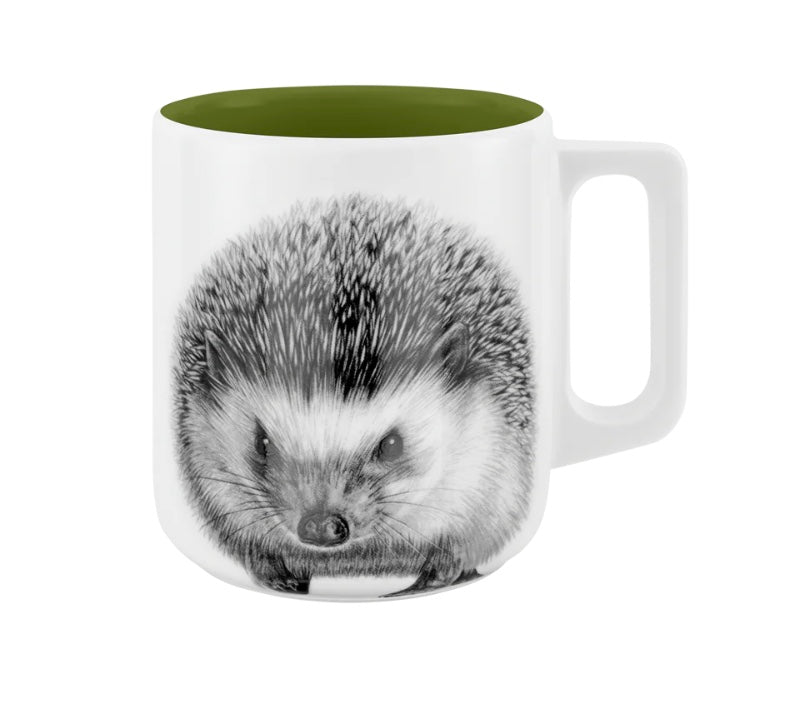 Becher mit Henkel - Igel // Farbe Unterm Baum