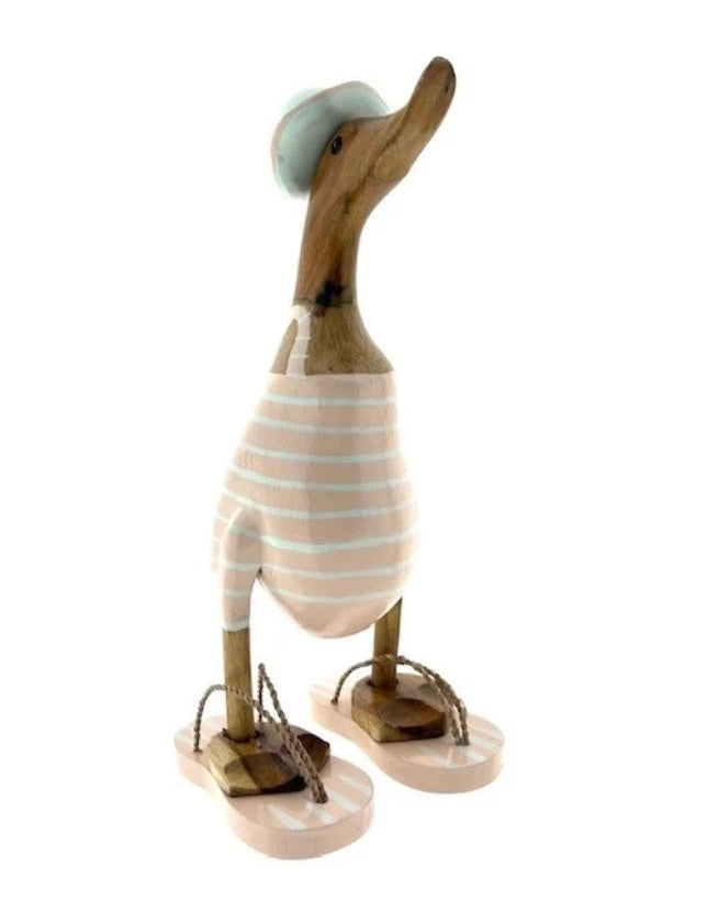 Ente Gretel rosa Pfirsich  // Größe M 32cm