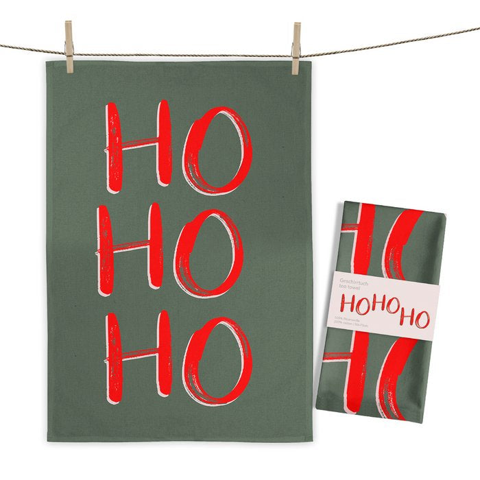 Geschirrtuch Ho Ho Ho (grün)
