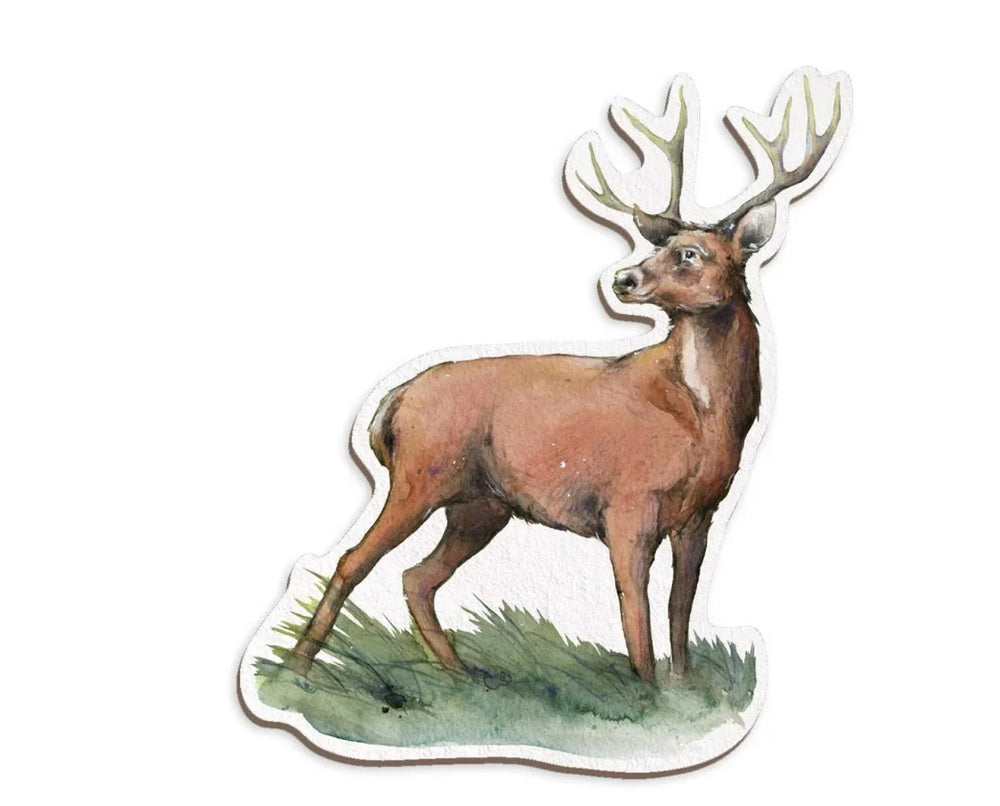 Holzmagnet Hirsch