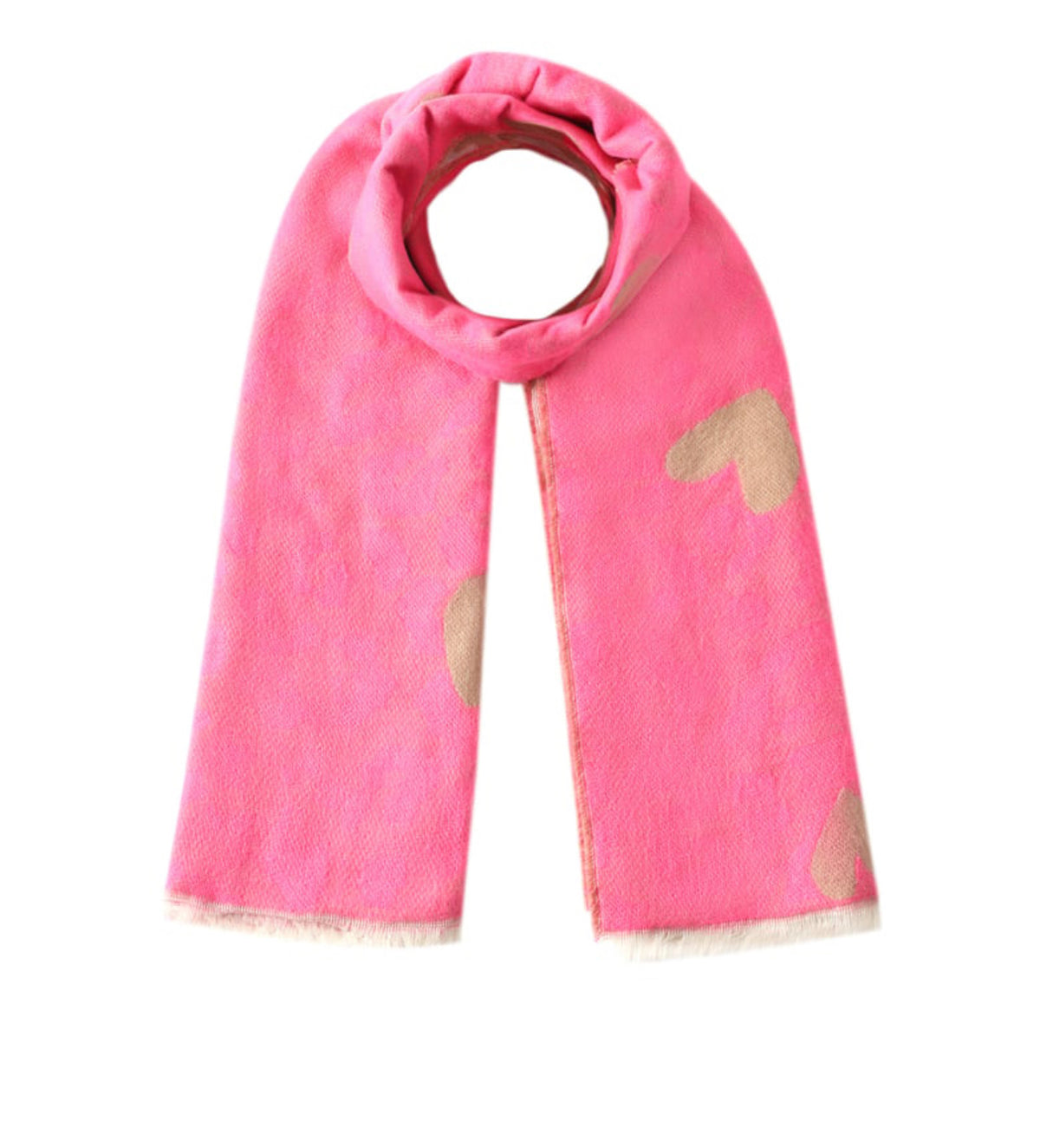 Leo Schal beige/rosa