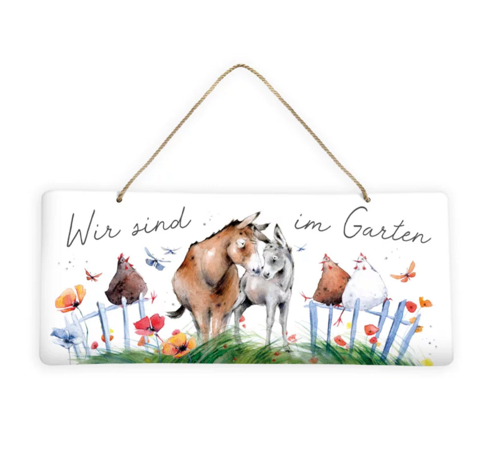 Dekoschild Kuschelfreunde