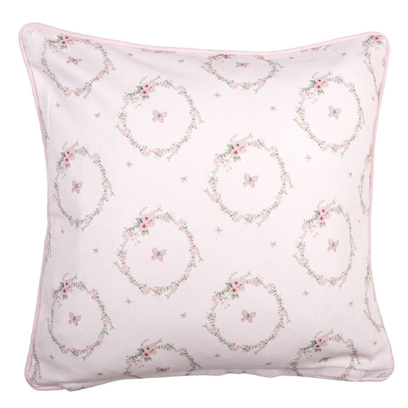 Kissenhülle 40 x 40 cm -Hase rosa-