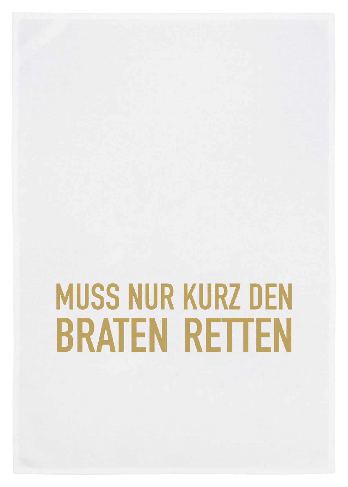 Geschirrtuch Braten retten