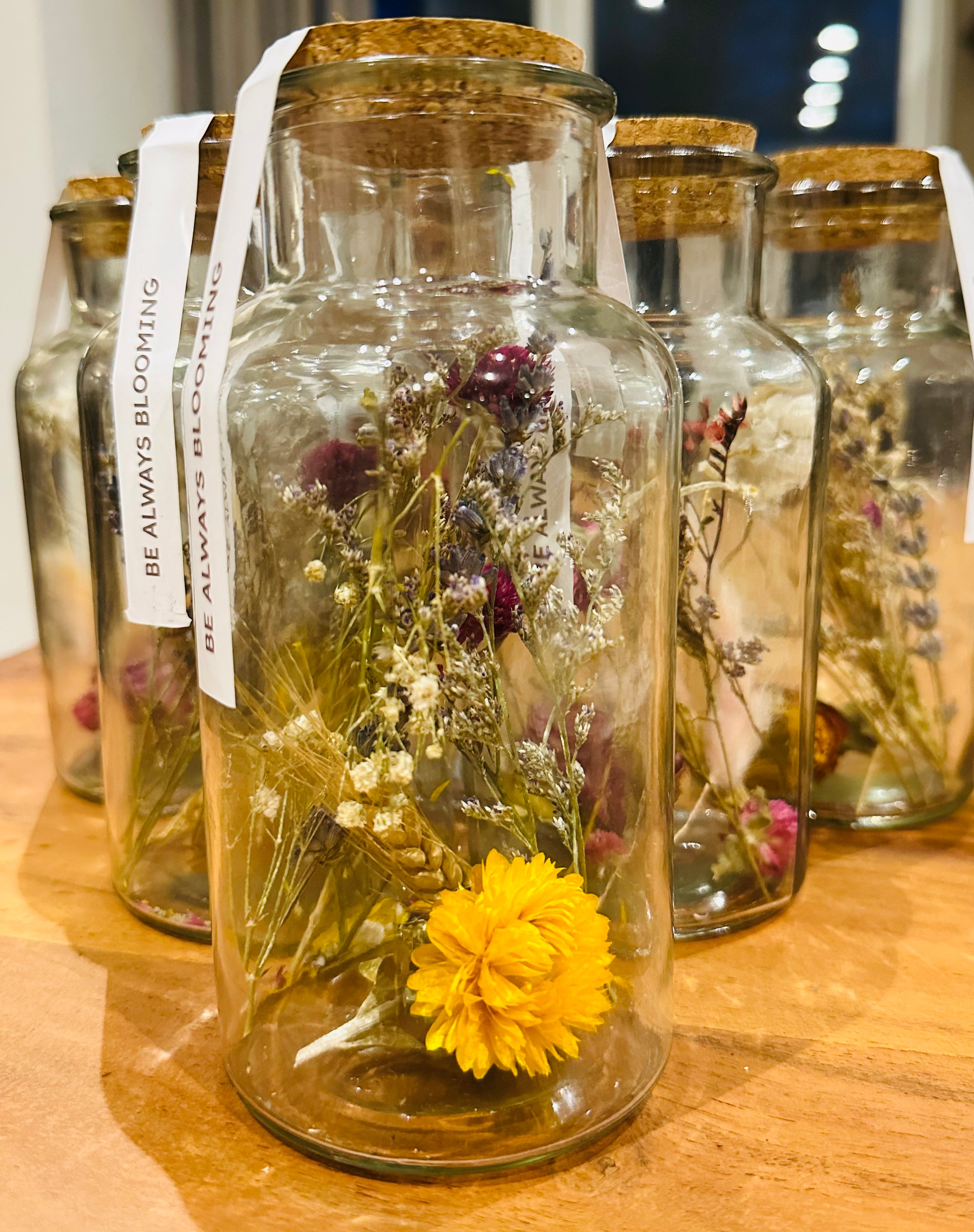 Blumenstrauß aus dem Glas -groß- BE ALWAYS BLOOMING