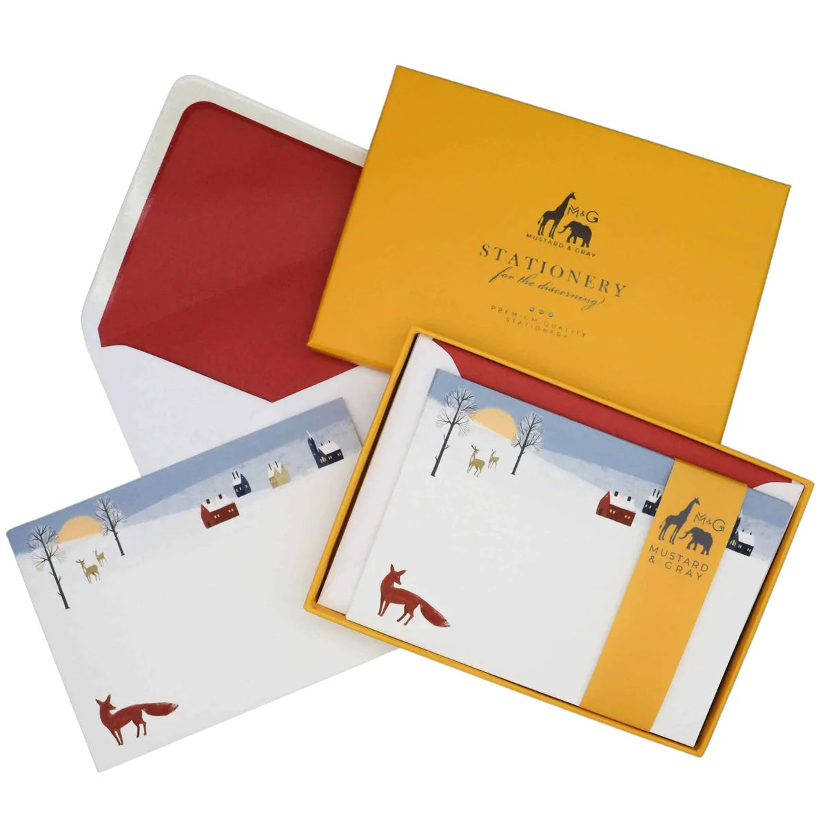 Luxus Kartenset Fox