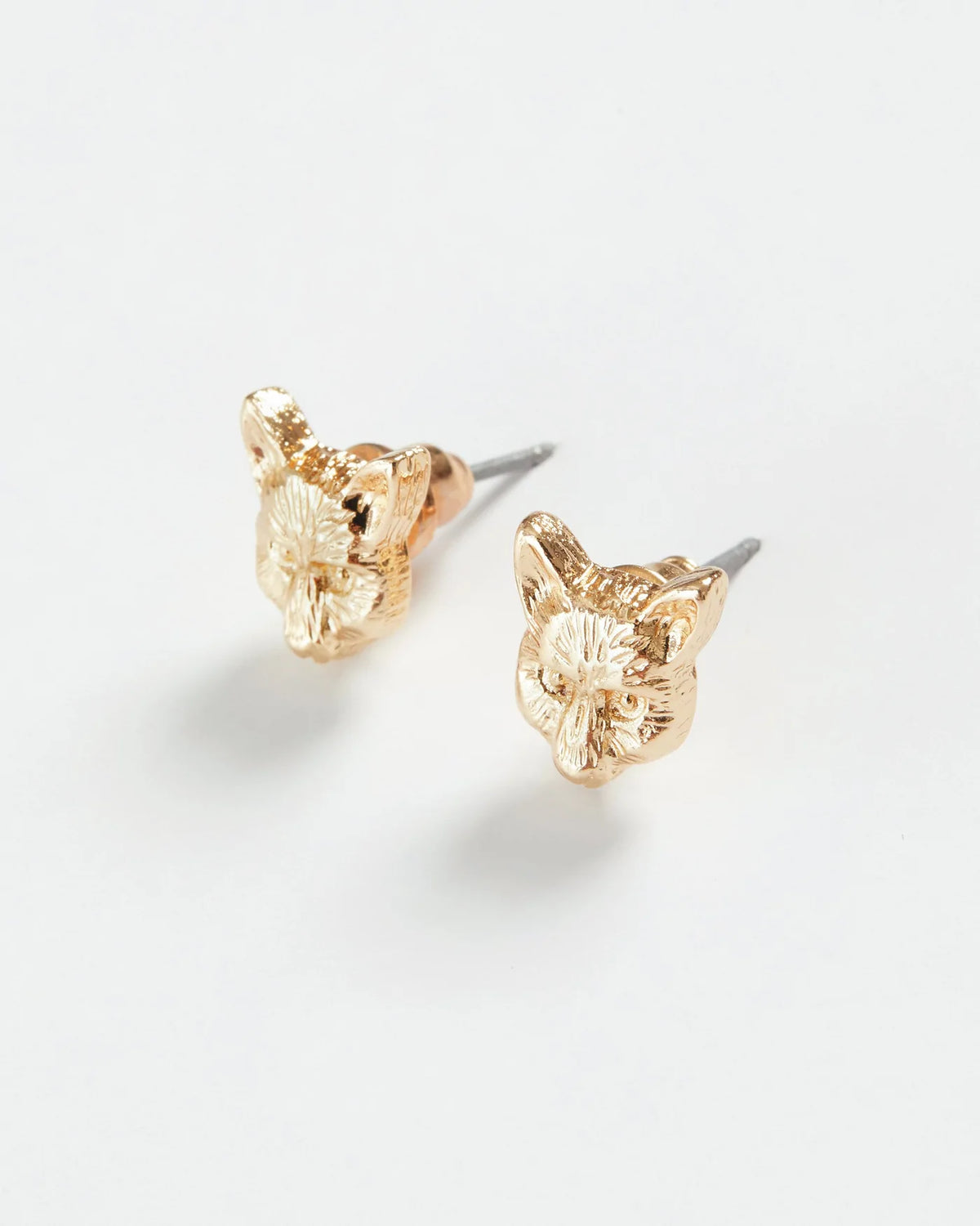Forest Collection Fox Earrings GOLDEN