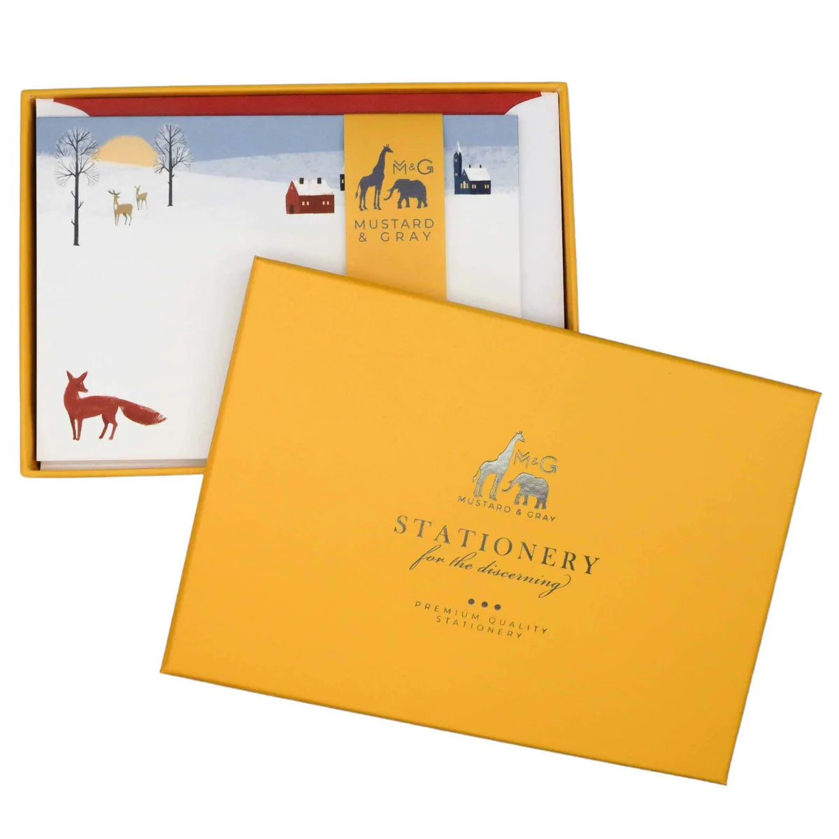 Luxus Kartenset Fox