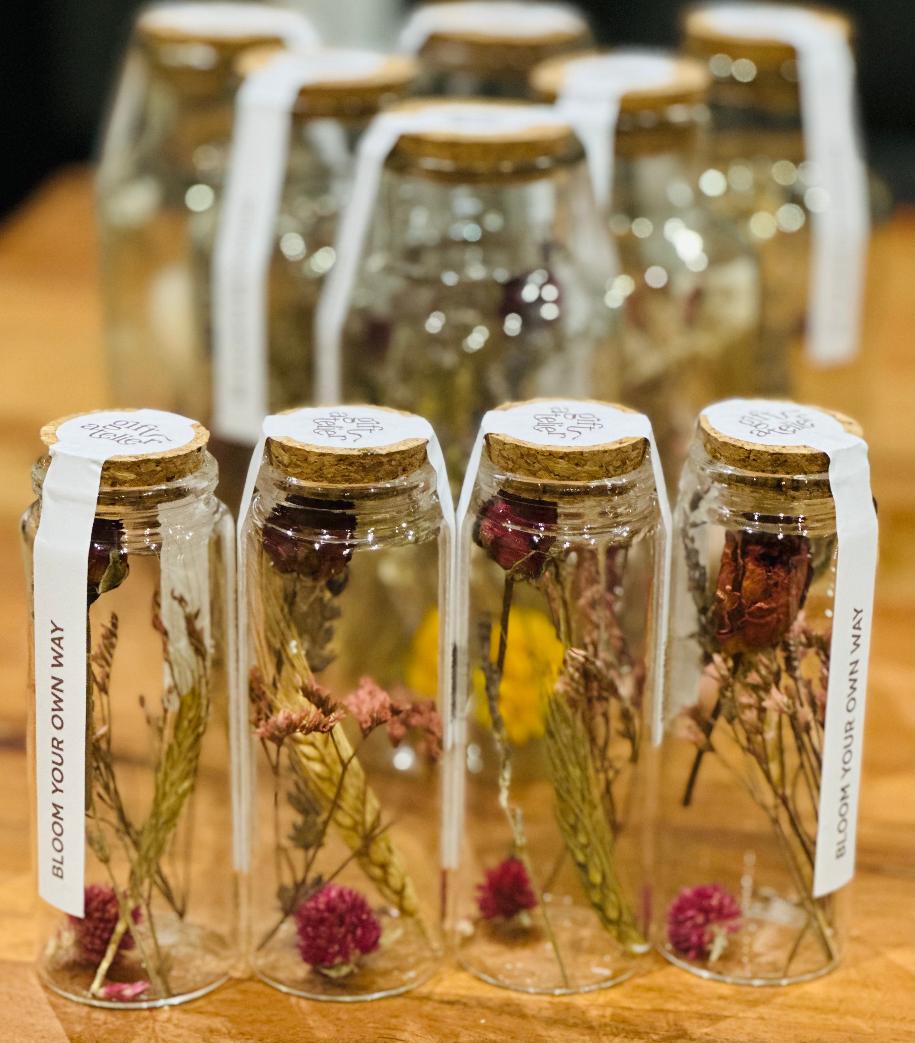 Blumenstrauß aus dem Glas -mittel- BLOOM YOUR OWN WAY mit Rose