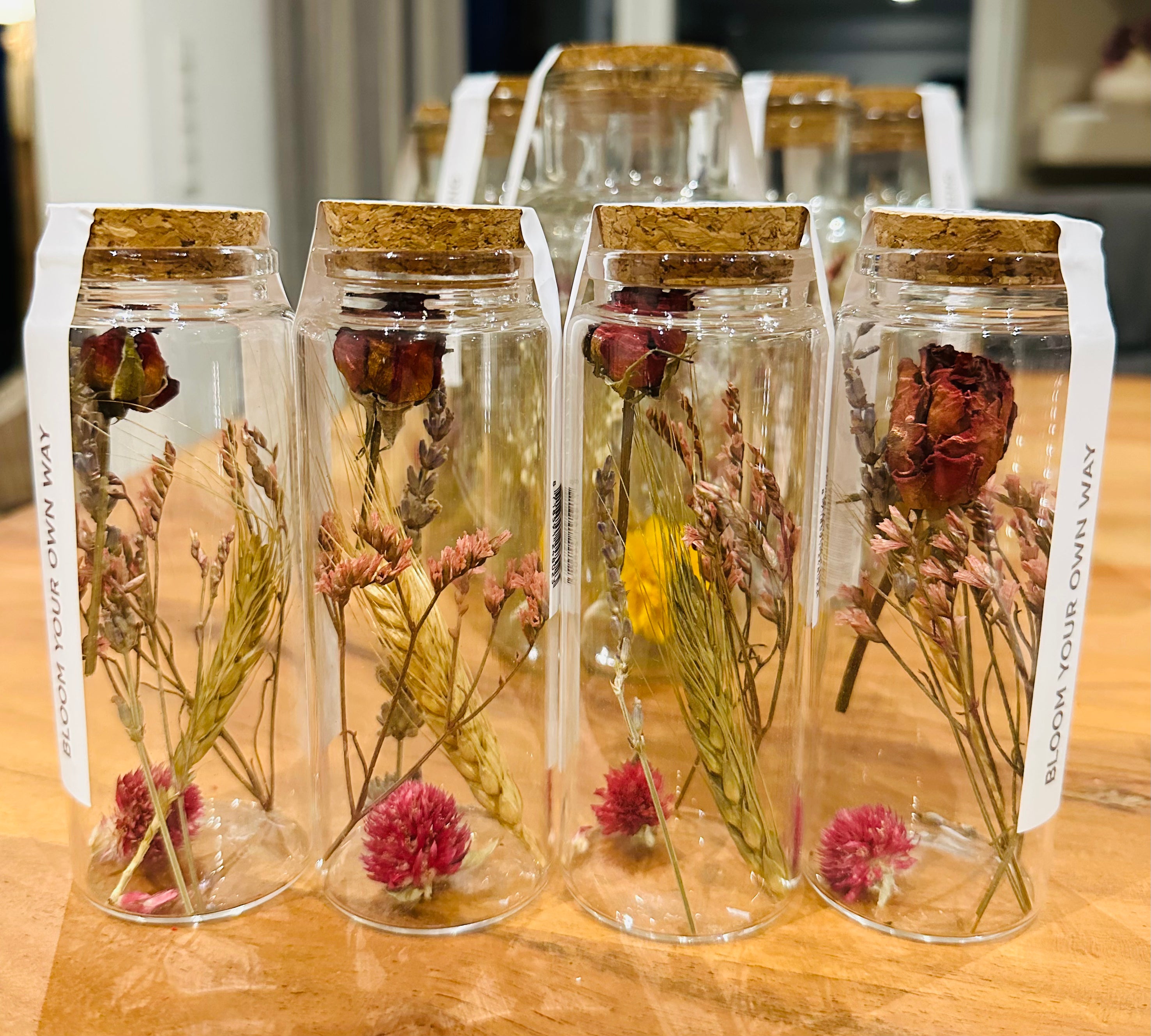 Blumenstrauß aus dem Glas -mittel- BLOOM YOUR OWN WAY mit Rose